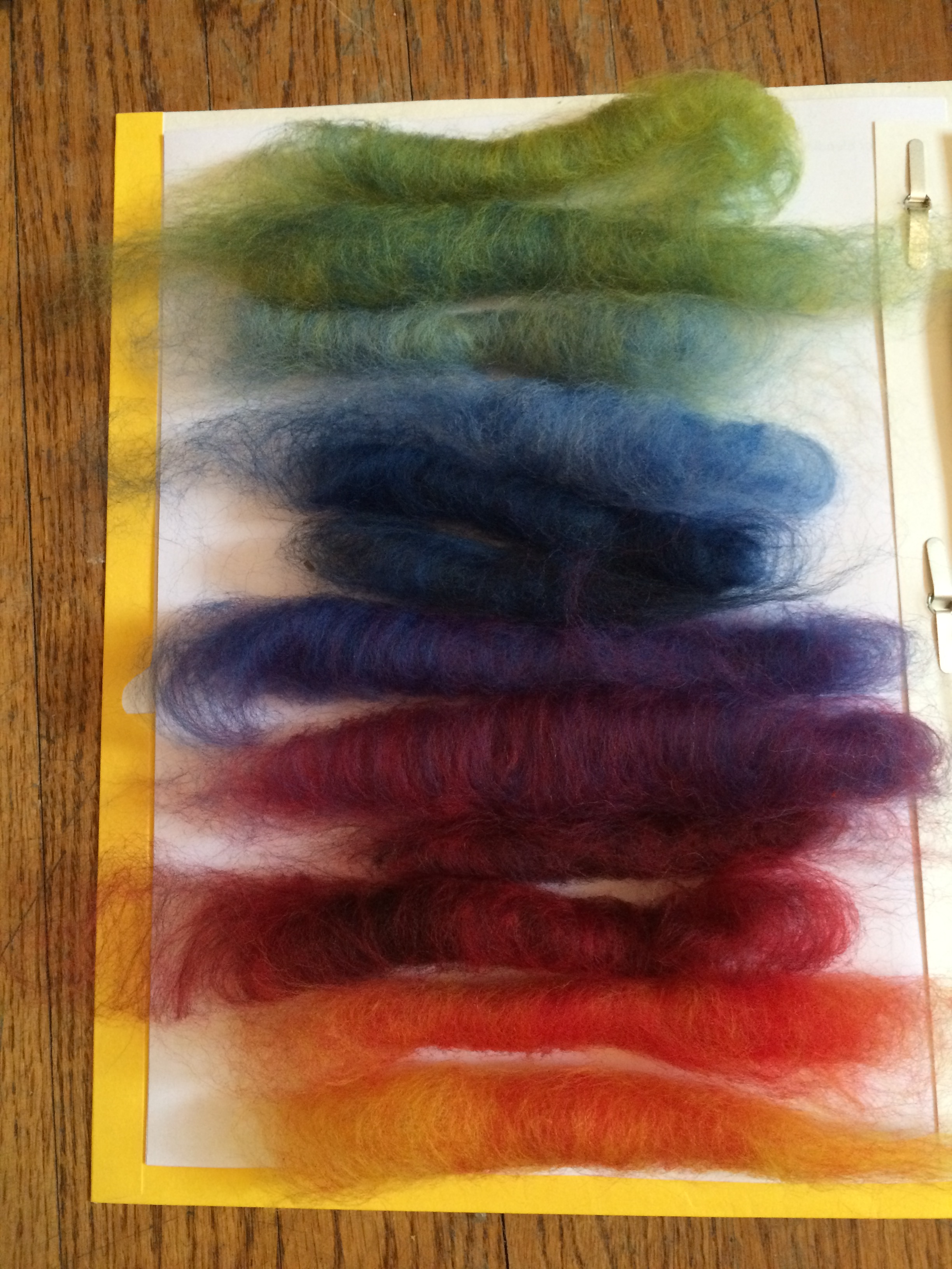Color Blending on Hand Cards, 2/7/2015