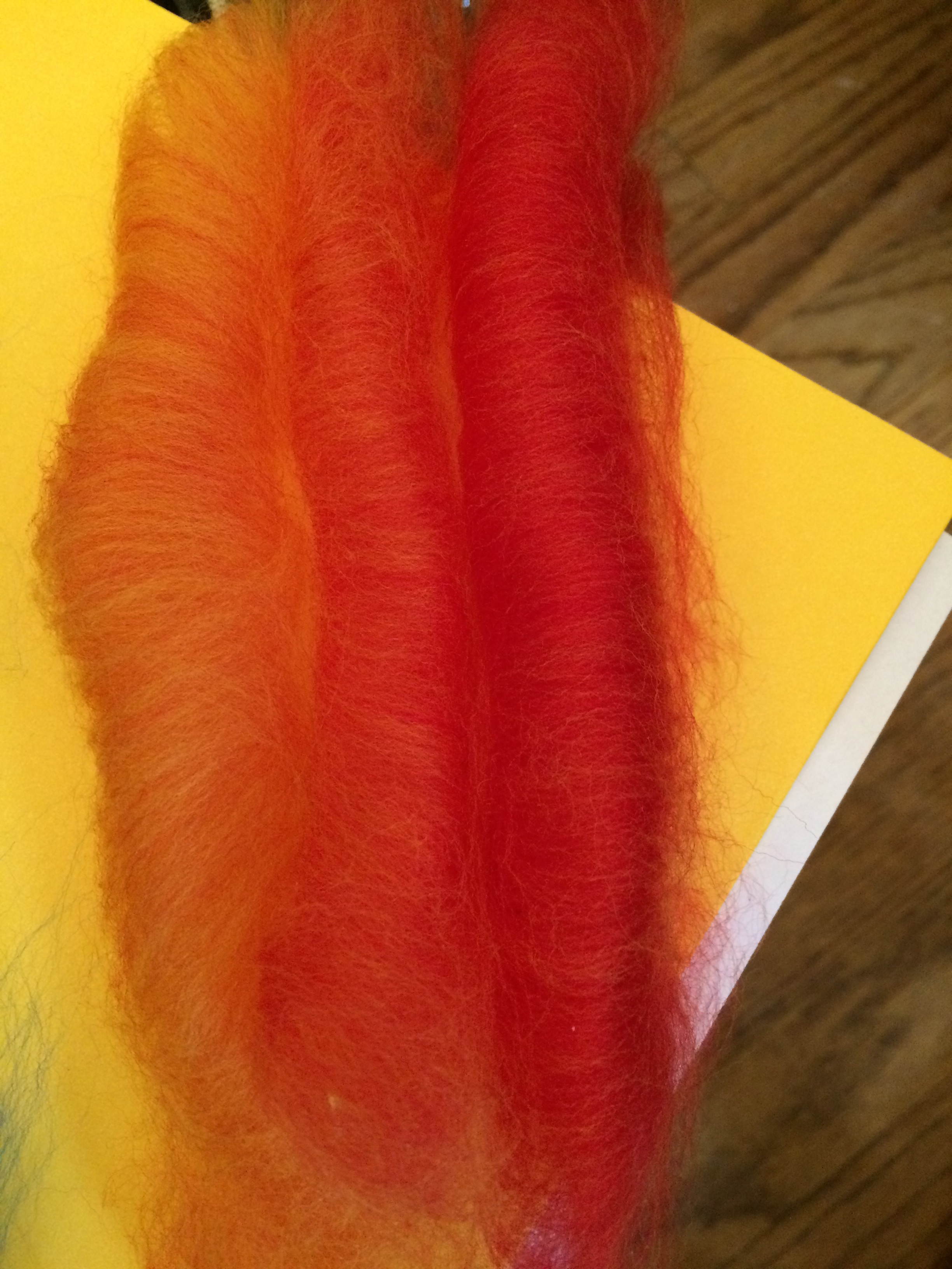 Color Blending on Hand Cards, 2/7/2015
