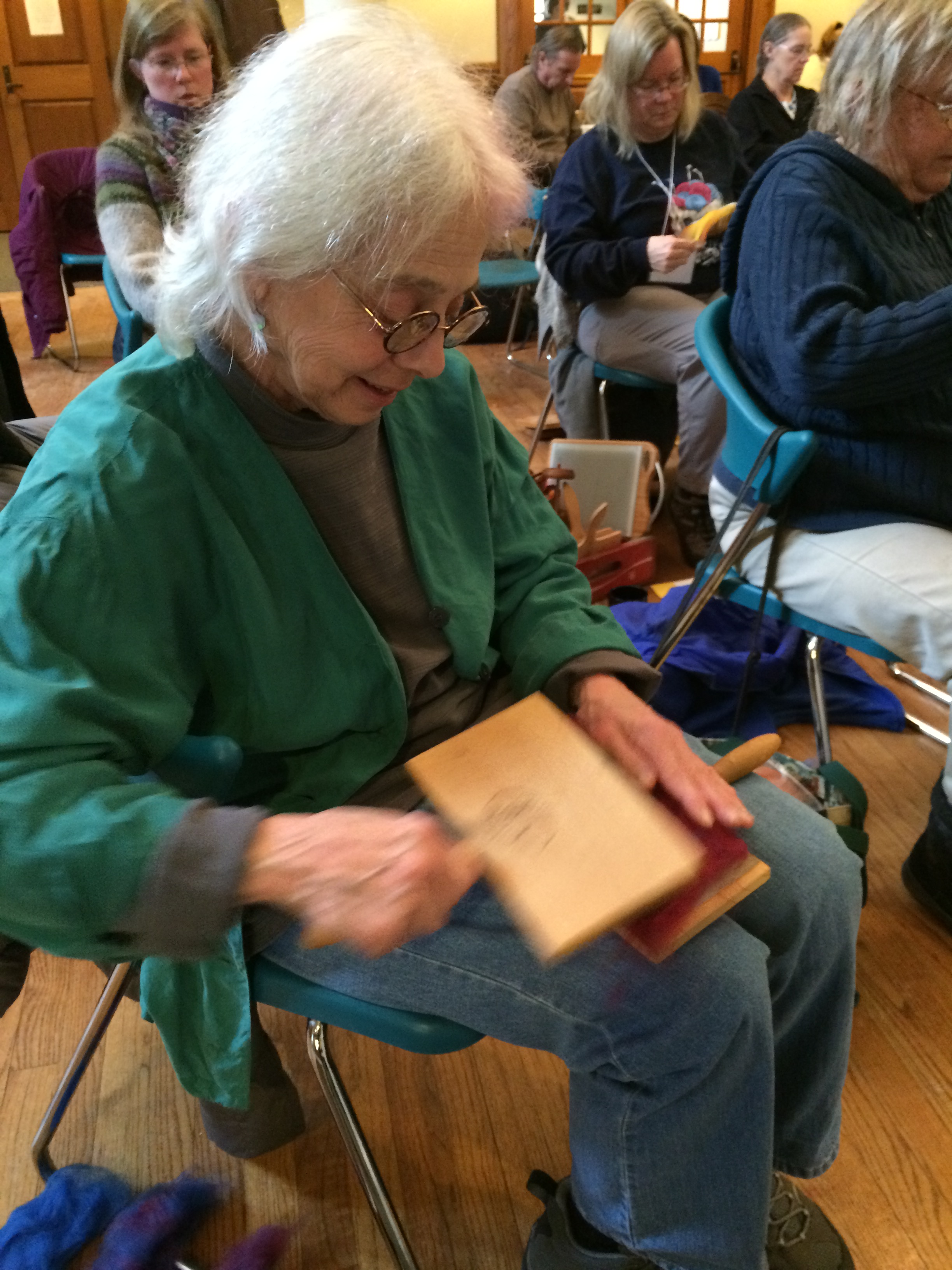 Color Blending on Hand Cards, 2/7/2015