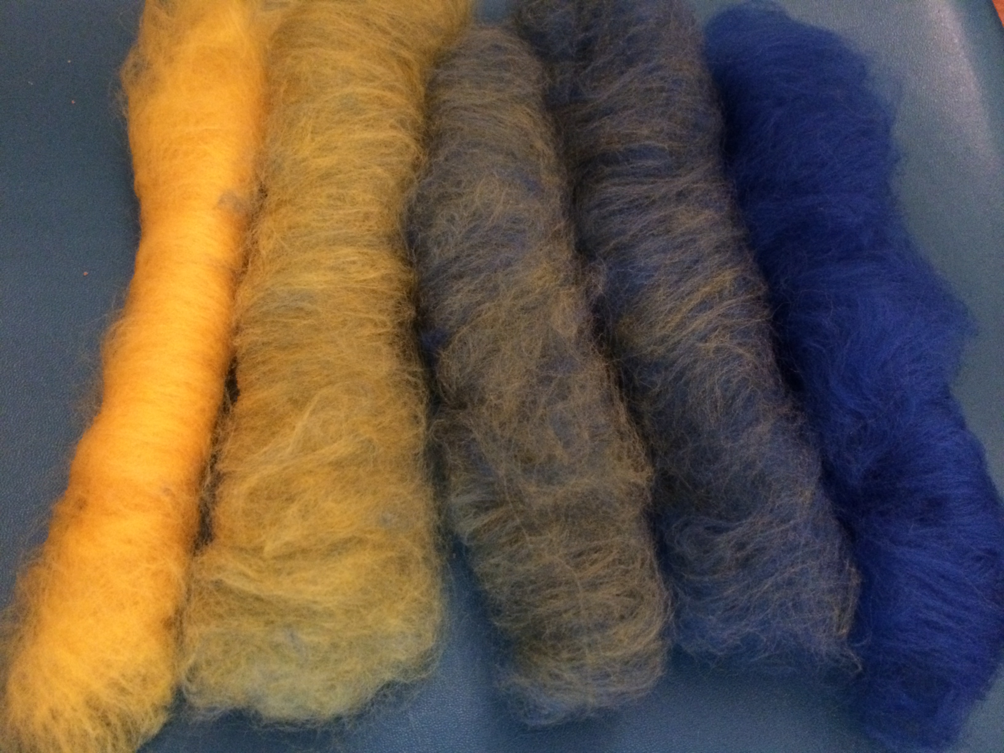 Color Blending on Hand Cards, 2/7/2015